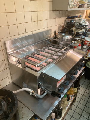 1コック1バーナー式リンナイ製の業務用の焼き物器RGA-406C(A)