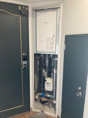 RUX-V1615SFFBA(A)-E(後方給排気タイプ)が付きました