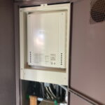 PS扉内設置後方排気型のふろ給湯器の取替工事