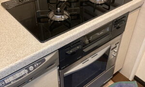 リンナイ製ビルトインレンジRBR-U12Eのビルトインコンロ部分だけ交換