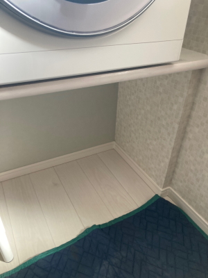 床にガス元栓増設工事