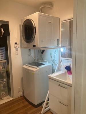 ガス衣類乾燥機　RDT-93　新規設置